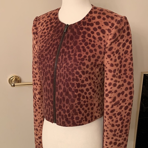 BCBG Maxazria leopard blazer - Picture 2 of 4